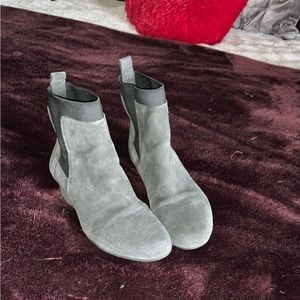 53. Gray Suede Boots Nurture Francie
